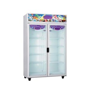 Heladera Vertical 2 Puertas 980 Lts. Con Cenefa.