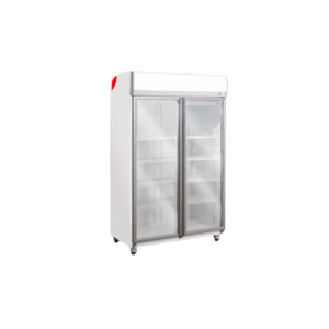 Heladera Vertical 2 Puertas con Cenefa Marco Plástico.