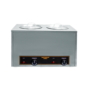 MANTENEDOR DE SALSAS/CHOCOLATERA 2 CILINDROS 4 Lts c/u