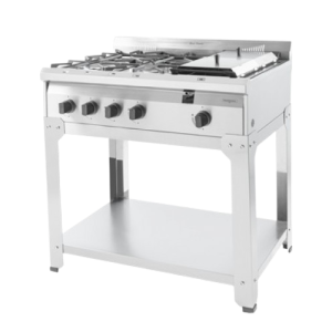 Anafe 4 Hornallas con plancha - Multi Gas - 86 cm - 533MG