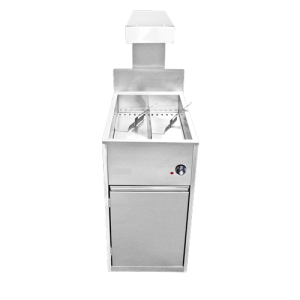 ESTACIÓN CALEFACTORA DE PAPAS GRANDE DE PIE – 2 DIVISIONES (8 KG DE PAPAS)