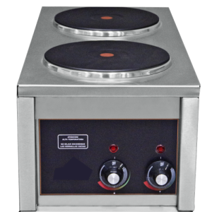 Anafe eléctrico 2 HORNALLAS – PRO 2.6 kW C/U