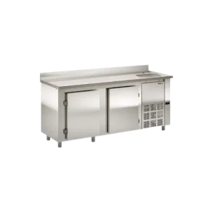 HELADERA MOSTRADOR CIEGO 1 PUERTA Y BACHA LATERAL GBEIISOCD-AI