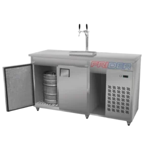 MOSTRADOR REFRIGERADO/ Con pilón para 2 barriles de cerveza