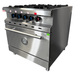 Cocina Profesional Compacta 4 Hornallas con Horno Modelo 2/55