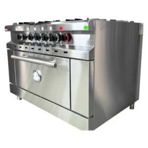 Cocina con Horno Modelo 2/60 Super – 6 Hornallas de Fundición